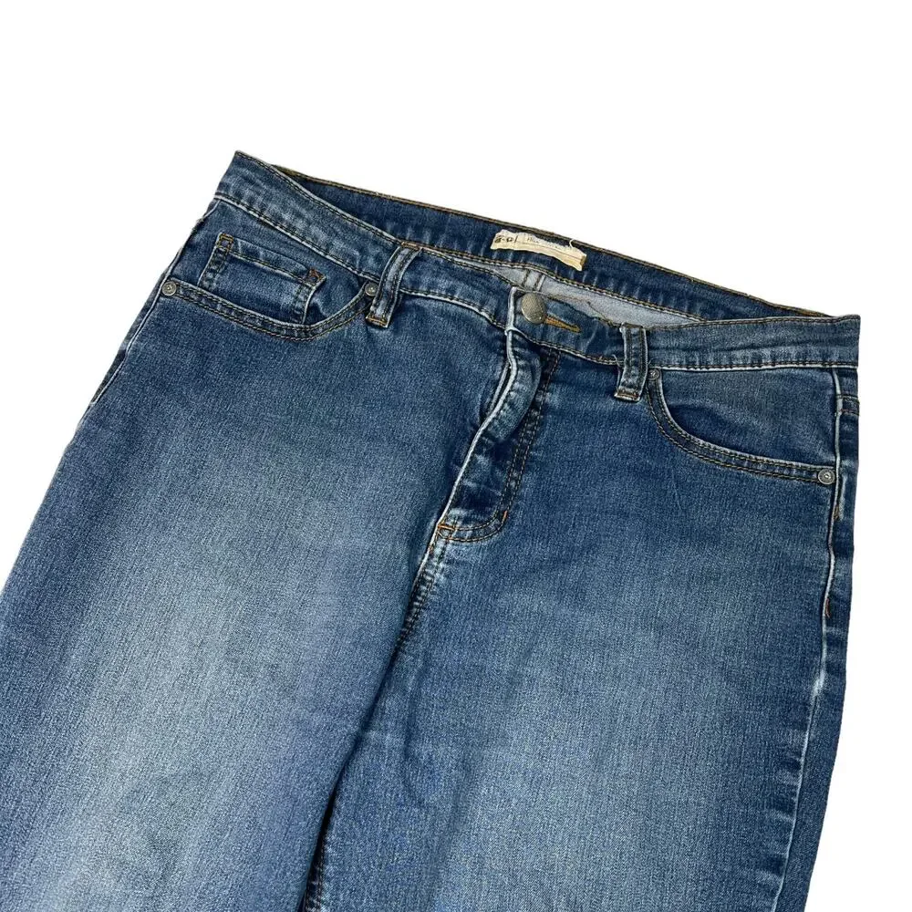 Free People High-Rise Ankle Skinny Jean Denim Stretch Medium Wash Womens 31
